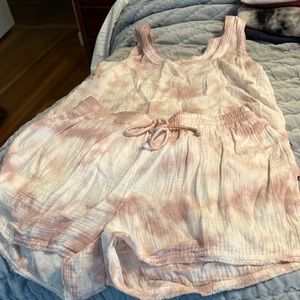 FAHERTY dream cotton short and tank set